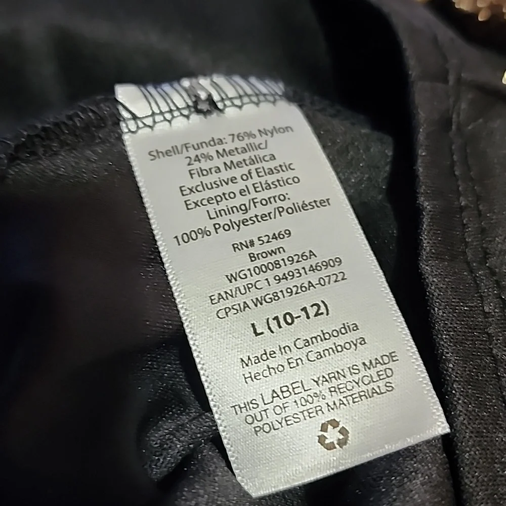 WONDER NATION  GIRLS METALLIC BABYDOLL DRESS 👗 - Picture 7 of 9